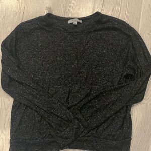 Gaze women’s shirt Large black with gray long sleeve shirt